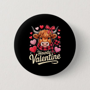 Hallo Valentins Cow Love Outfit für Paare und Freu Button