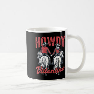 Hallo Valentins Retro Western Paar Liebe Kaffeetasse
