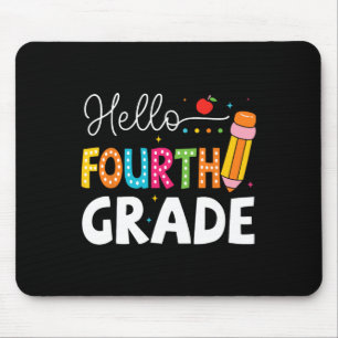 Hallo vierte Klasse erster Schultag zurück zur Sch Mousepad