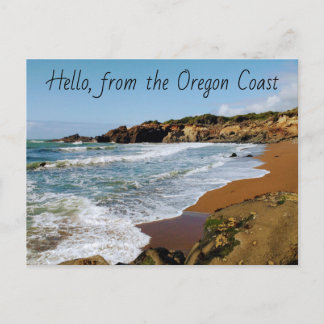 Hallo, von der Postkarte der Oregon Coast