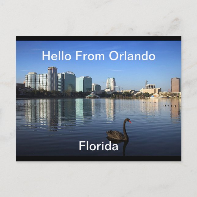 Hallo Von Orlando, Florida Postcard Postkarte (Vorderseite)