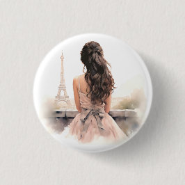 Hallo von Paris Button