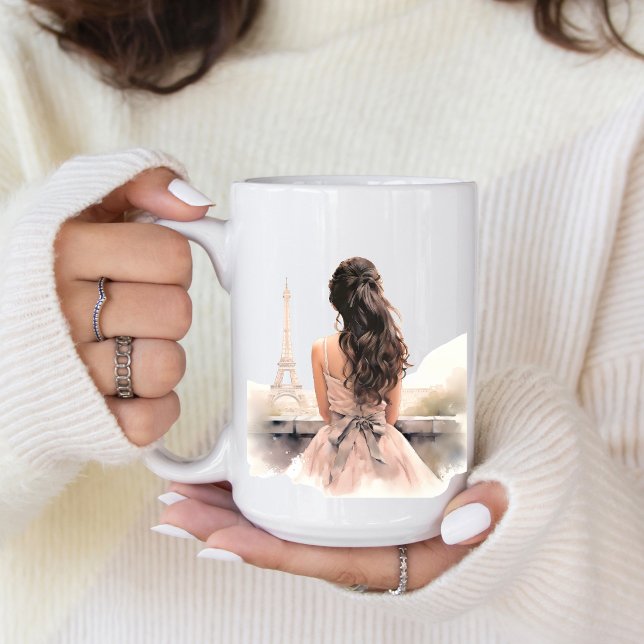 Hallo von Paris Kaffeetasse (Hello Paris Coffee Mug)