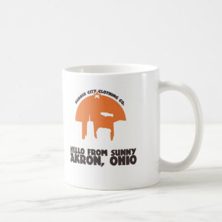 Hallo von sonnigem Akron Ohio Kaffeetasse