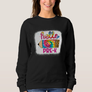 Hallo Vor K Leopard Tie Dye Bleistift Zurück zur S Sweatshirt