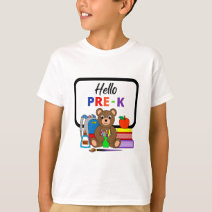 Hallo Vorschulbär Junge T-Shirt