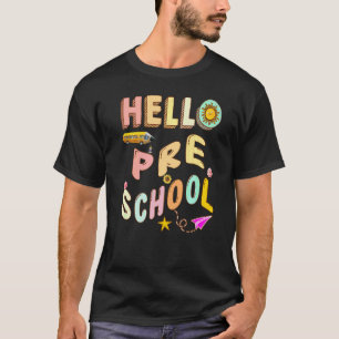 Hallo Vorschullehrer Geschichtslehrer Süßer ESL-Le T-Shirt