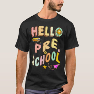 Hallo Vorschullehrer Geschichtslehrer Süßer ESL-Le T-Shirt
