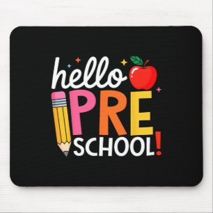 Hallo Vorschullehrer-Team Pre K Zurück zur Schule Mousepad