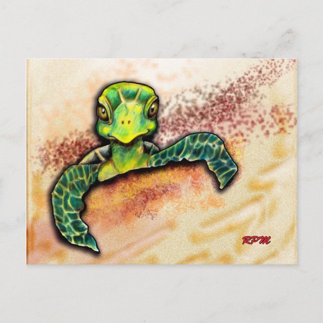 Hallo Welt! Postkarte (Vorderseite)