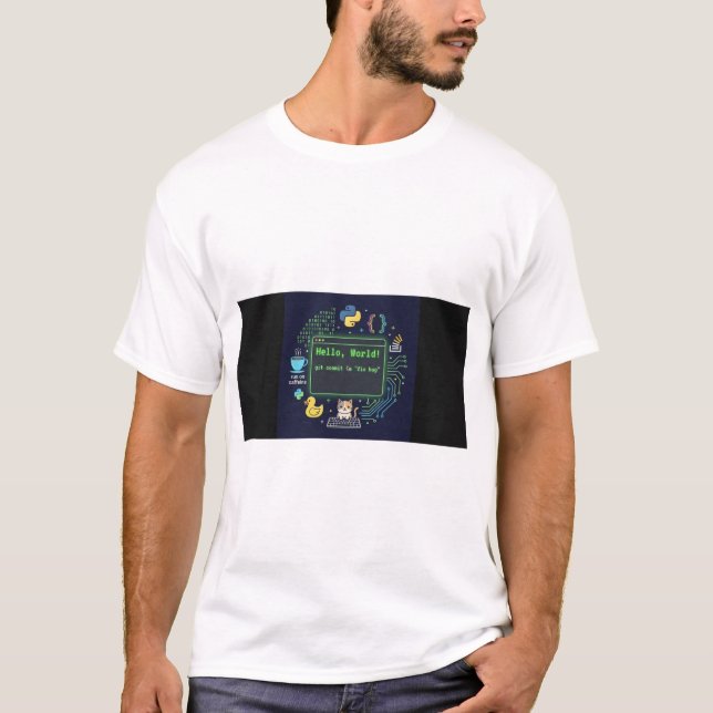 Hallo Welt Programmierer T-Shirt | Coding Life Dai (Vorderseite)