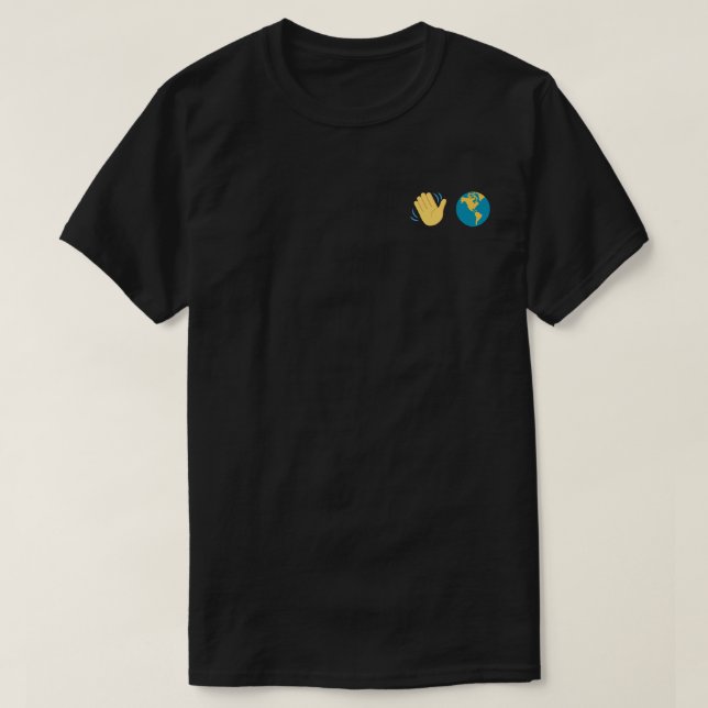 Hallo, Welt! T-Shirt (Design vorne)