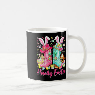 Hallo Western-Osterhase Coquette-Cowboystiefel Kaffeetasse