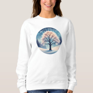 Hallo Winter Tree Sweatshirt