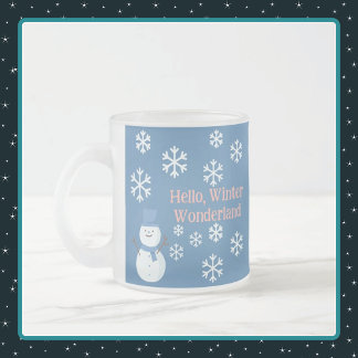 Hallo, Winter Wonderland Mattglastasse