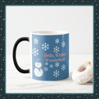 Hallo, Winter Wonderland Morphing Verwandlungstasse