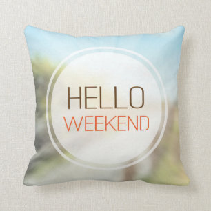 Hallo Wochenende 2 Kissen