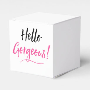 Hallo wunderschön! geschenkschachtel