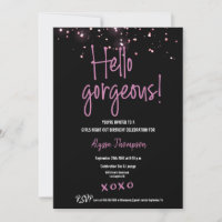Hallo wunderschöne Glitzer Girls Night Out Geburts