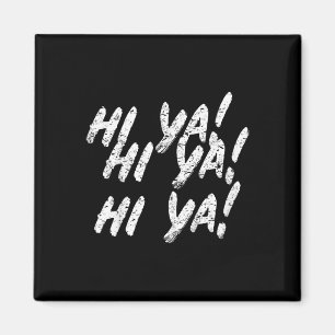 Hallo Ya! Karate Martial Arts Geschenk für Kinder Magnet