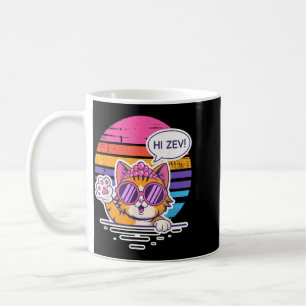 Hallo Zev Lustige Katzenprinzessin Sonnenuntergang Kaffeetasse