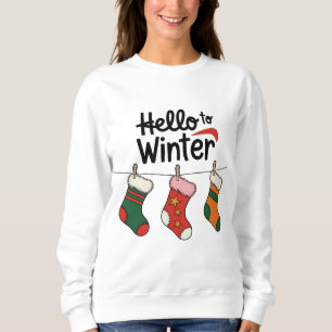 Hallo zum Winter: Gemütliche Jahresbeginn Sweatshirt