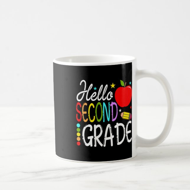 Hallo Zweite Klasse Team 2. Klasse zurück zur Schu Kaffeetasse (Rechts)