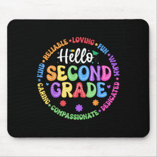 Hallo zweite Klasse zurück zur Schule für Kinder u Mousepad