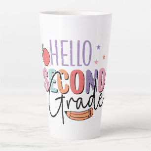 Hallo zweite Klasse zurück zur Schule Milchtasse