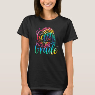 Hallo Zweitklässler Tie Dye 2. Klasse Zurück zur S T-Shirt