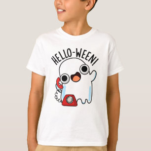 Hallo zwischen Funny Ghost Pun T-Shirt