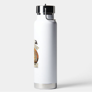 Halloqueen Liebt Halloween Skeletthände Schwarze K Trinkflasche