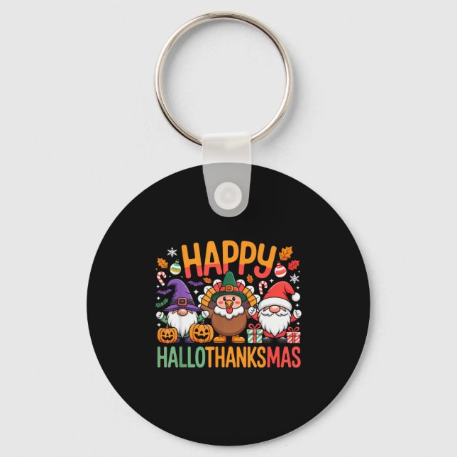 Hallothanksmas Dental Istant Funny Tooth Christmas Schlüsselanhänger (Vorderseite)