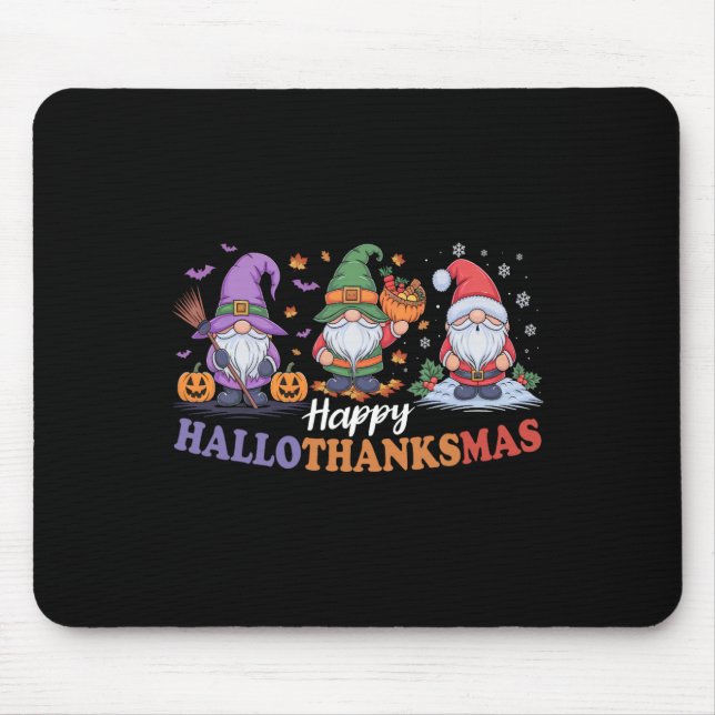 Hallothanksmas für Gnomes Lover Erntedank Chris Mousepad (Vorne)
