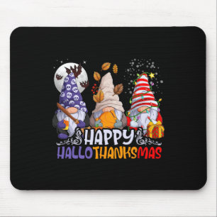 Hallothanksmas Gnomes Halloween Erntedank Chris Mousepad