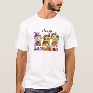 Hallothanksmas, Halloween-Erntedank C T-Shirt