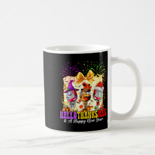 Hallothanksmas Und Ein Frohes Neues Jahr Wein Gles Kaffeetasse
