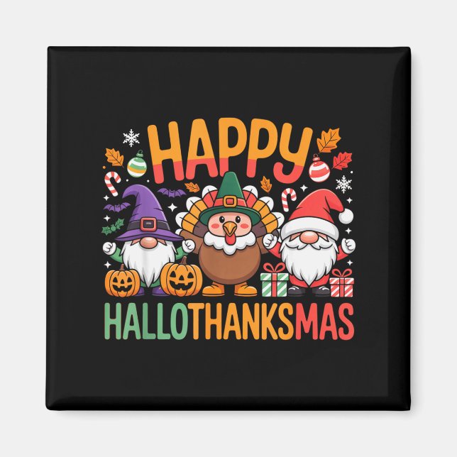 Hallothanksmas Zahnmedizin Sofort Lustiger Zahn We Magnet (Vorne)