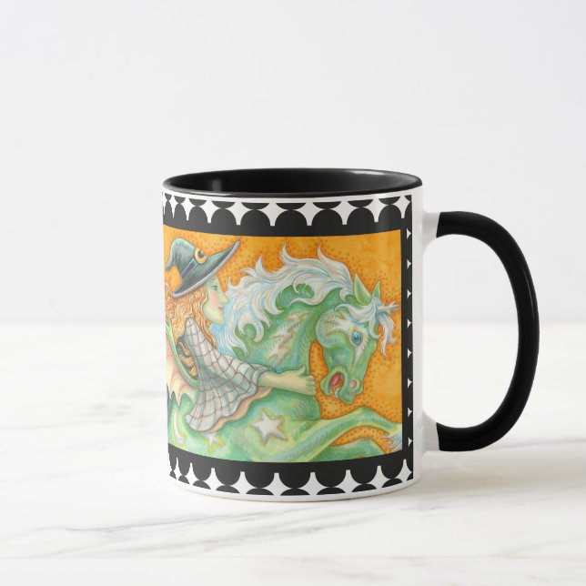 HALLOUE EVE WITCH ET HORSE COMBO MUG Mirror Image (Droite)