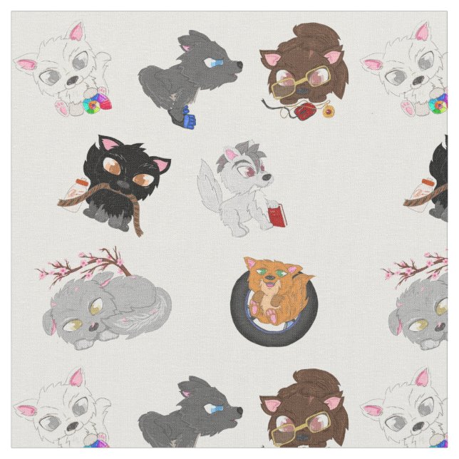 Hallow Brothers Fabric Stoff (Nahaufnahme)