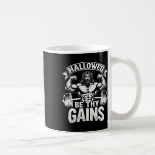 Hallow, du gewinnt Christliche Workout Gym Jesus Kaffeetasse