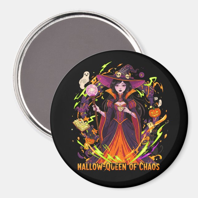 Hallow Queen of Chaos Magnet (Vorderseite/Rückseite)