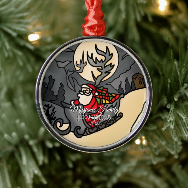 Hallow Rustic Holiday Club Ornament Aus Metall (Baum)