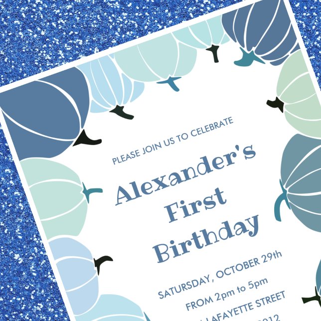 Halloween 1. Geburtstag Einladungen Herbstkürbis (Halloween-1st-birthday-invitations-autumn-pumpkin-1)