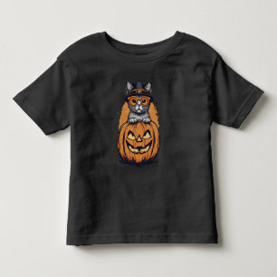 Halloween 1 Kätzchen, Jack-o-Laterne, Geschenk, Kä Kleinkind T-shirt