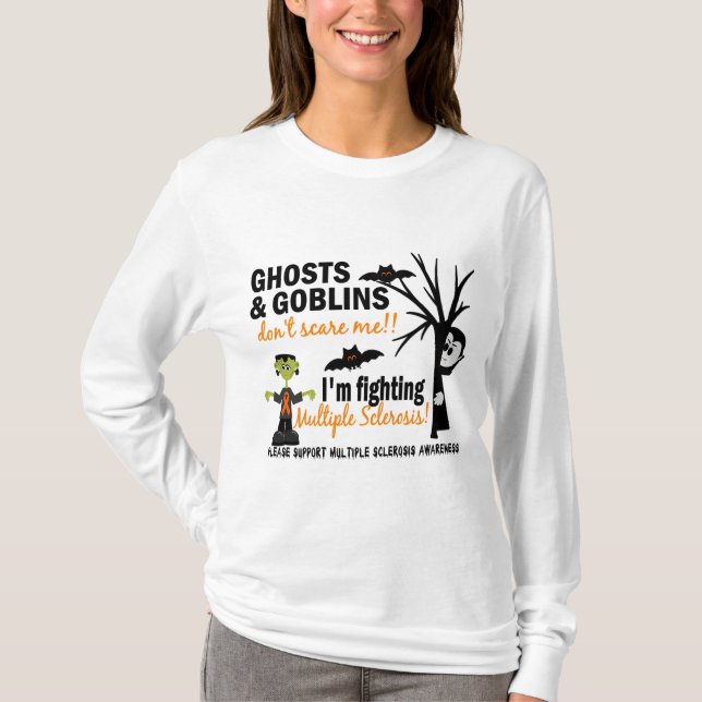 Halloween 1 Sklerose-Krieger T-Shirt (Vorderseite)