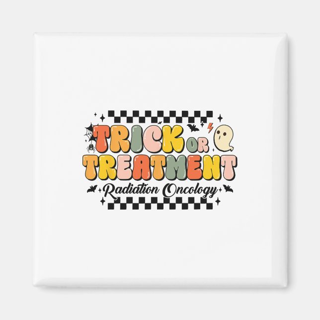 Halloween 1: Trick oder Treatment Radiation Oncolo Magnet (Vorne)