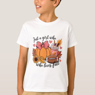Halloween 2024 nur ein Mädchen, das Lieben fallen  T-Shirt