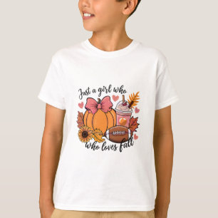 Halloween 2024 nur ein Mädchen, das Lieben fallen T-Shirt