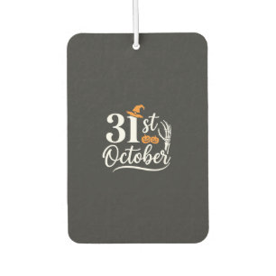 Halloween 31. Oktober Kürbis Hexenhut Design_1 Autolufterfrischer